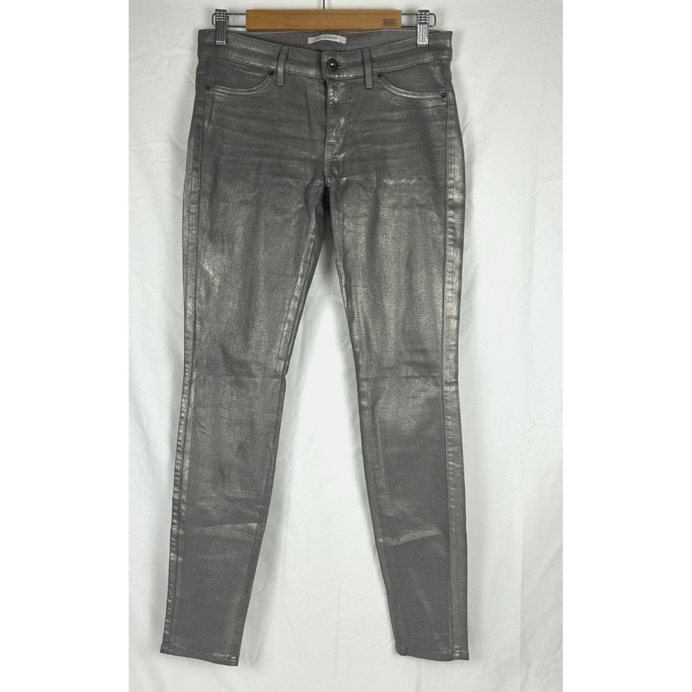 Rich & Skinny Grey‎ Shimmer Women Jeans 27